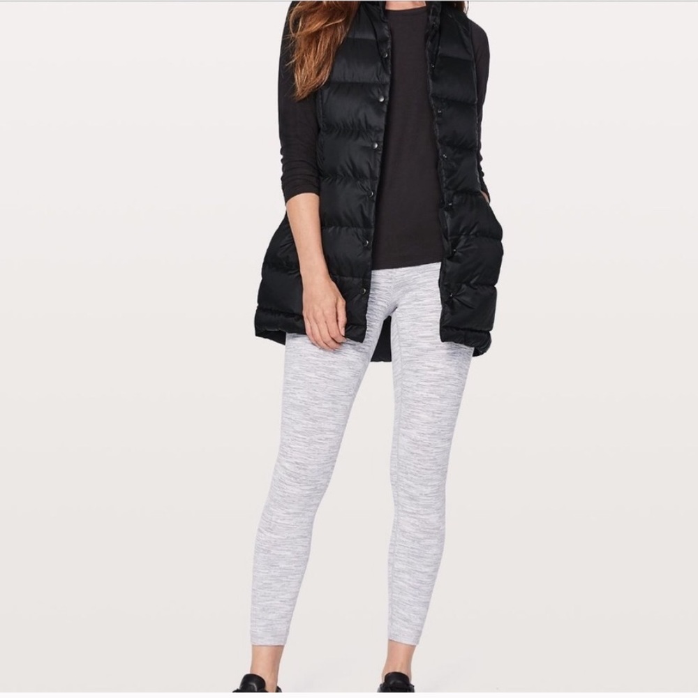 LULULEMON ALL DAYS VEST DOWN BLACK  SZ 4